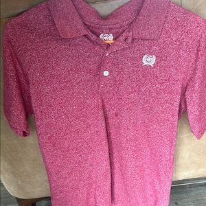 Kids Red Cinch Western Polo Shirt